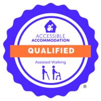 Logo for ATAP Level 1 accreditation (assisted Walking)